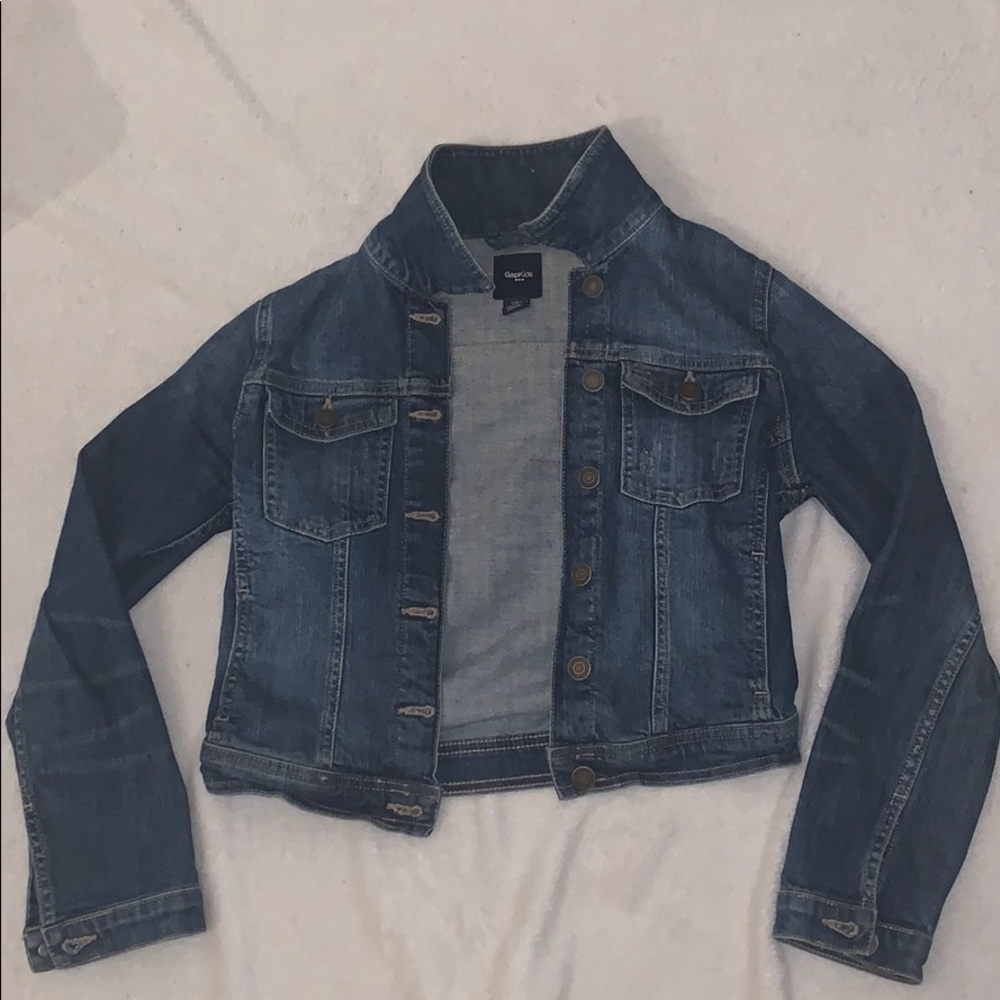 Dark blue jean jacket from Gap